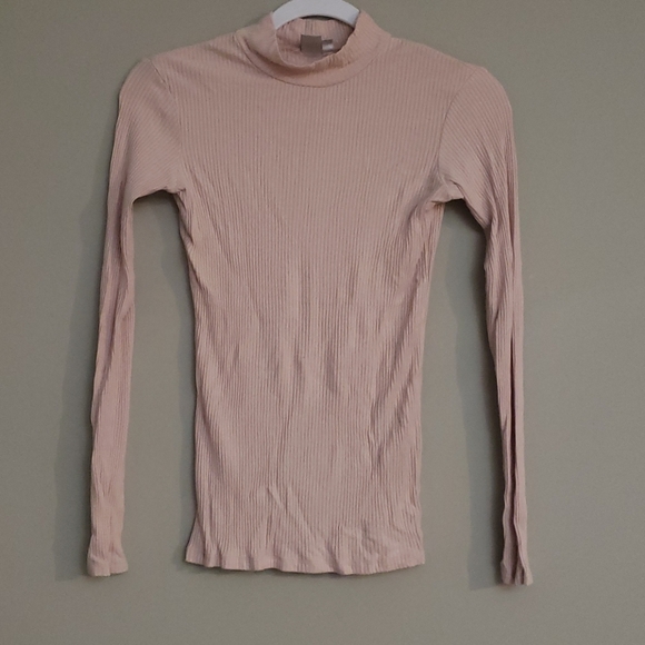 TWIK/SIMONS pink mock neck long sleeve - Picture 1 of 3